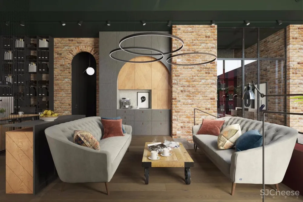 180㎡莫斯科Loft风时尚办公空间 | ze workroom 首
