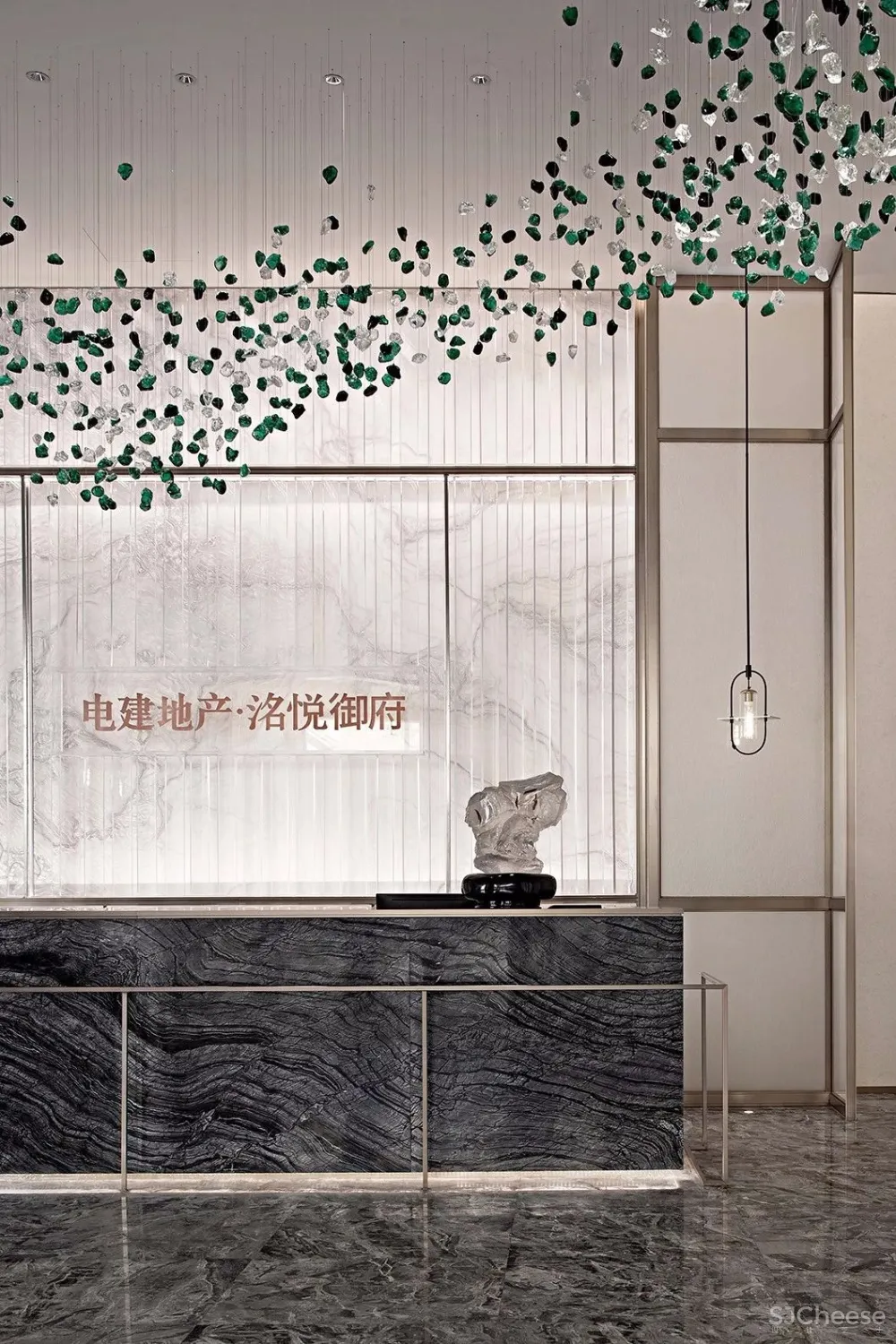 【IDEAL-YLH地产设计】900㎡东方韵味售楼处 | 节能建筑里的艺术世界！