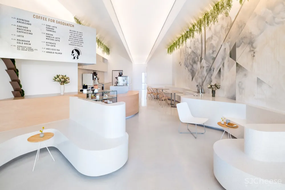 神秘的森林主题,洛杉矶大脚怪咖啡厅 | Dan Brunn Architecture 首