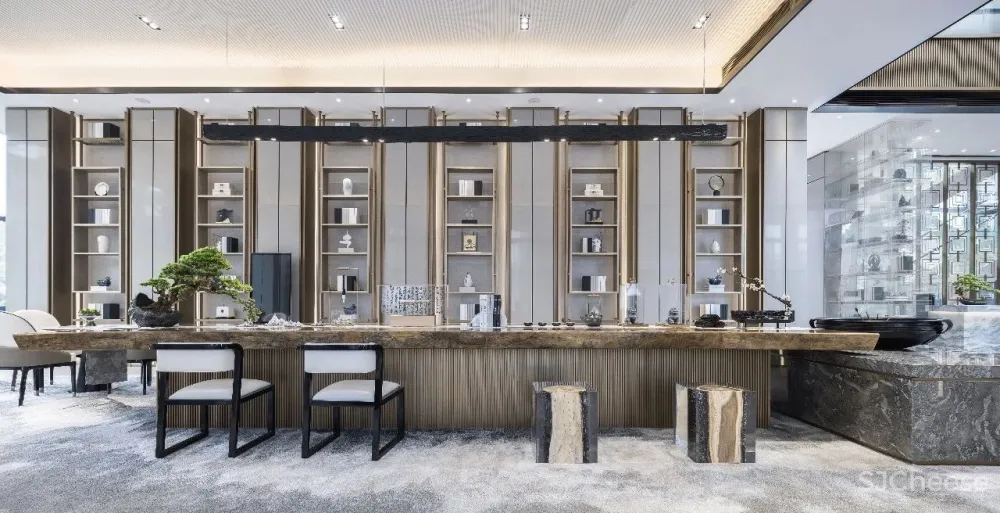 【JMJ设计】1000m²东方美学湛江远洋城售楼部 首