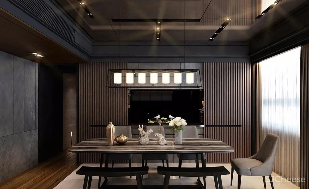 198㎡现代风格住宅 | 优士盟整合设计