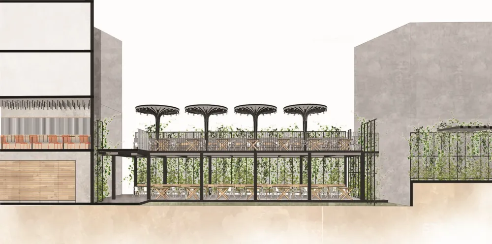 Sunrise花园餐厅,印度 / M9 Design Studio 首