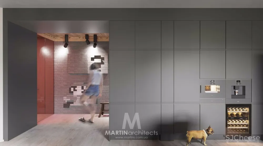 橘红+灰，活力清新公寓 | Martin architects