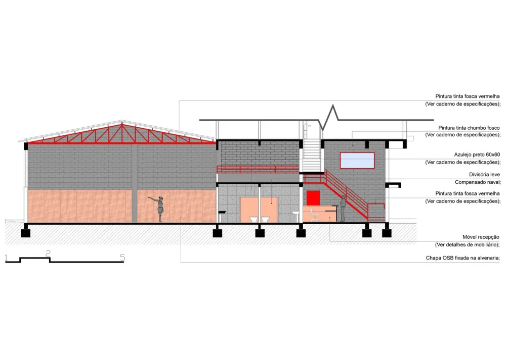 Grupo Nuvem Arquitetura | 汽车车间改造的SuperForce CrossFit健身总部 首
