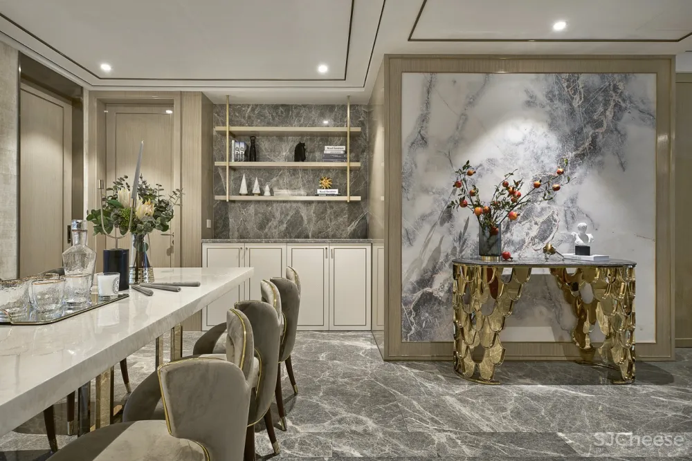 【力设计新作】轻奢美式平层家装设计方案