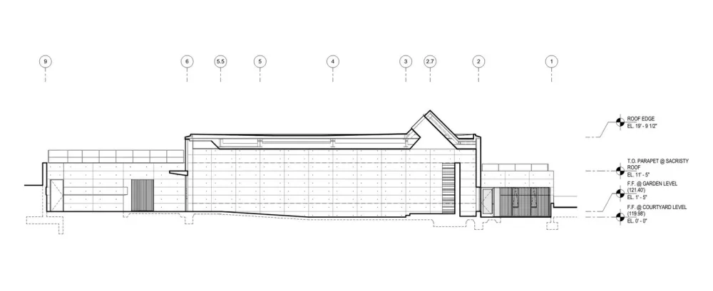 Mark Cavagnero Associates | 白色混凝土教堂