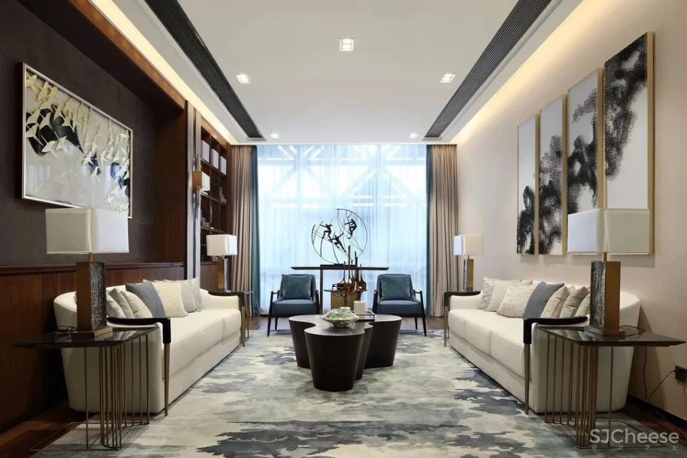 济南“首善之区”丨最具人文艺术的售楼处设计