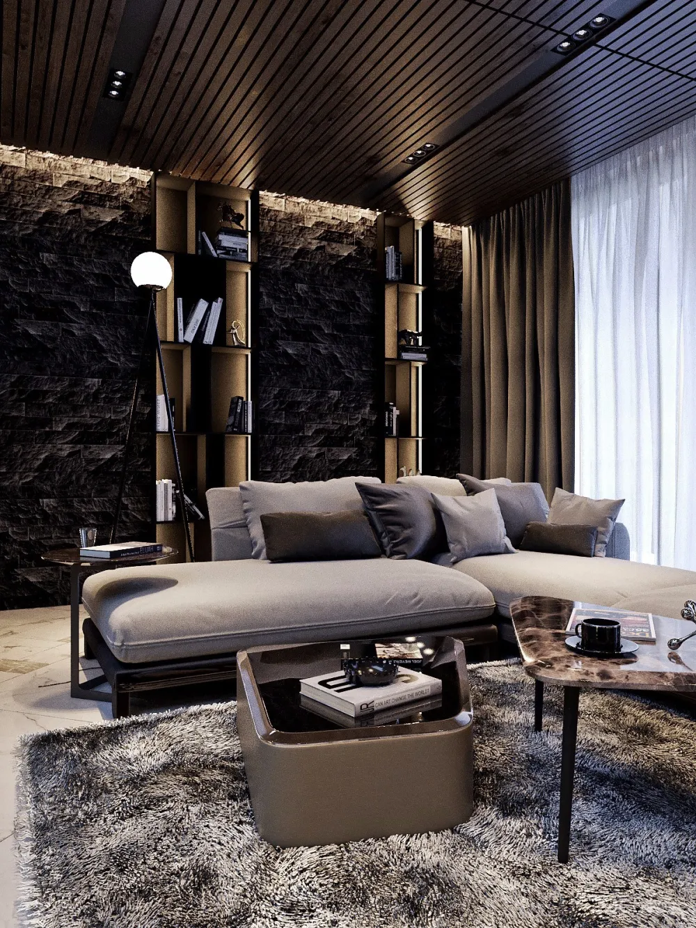 Mountain 高级灰质感住宅 | Lauri Brothers