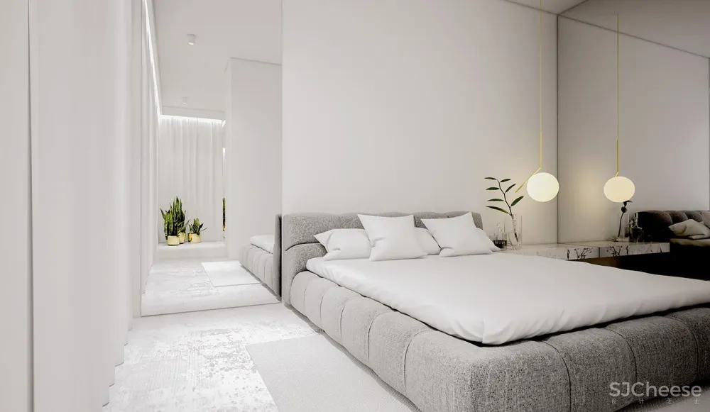 波兰华沙纯白极简公寓 | Monika Siwińska 首