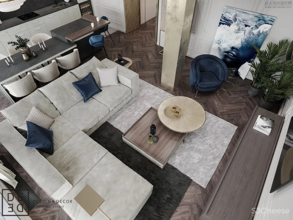 DE&DE Studio | Blueberry flat