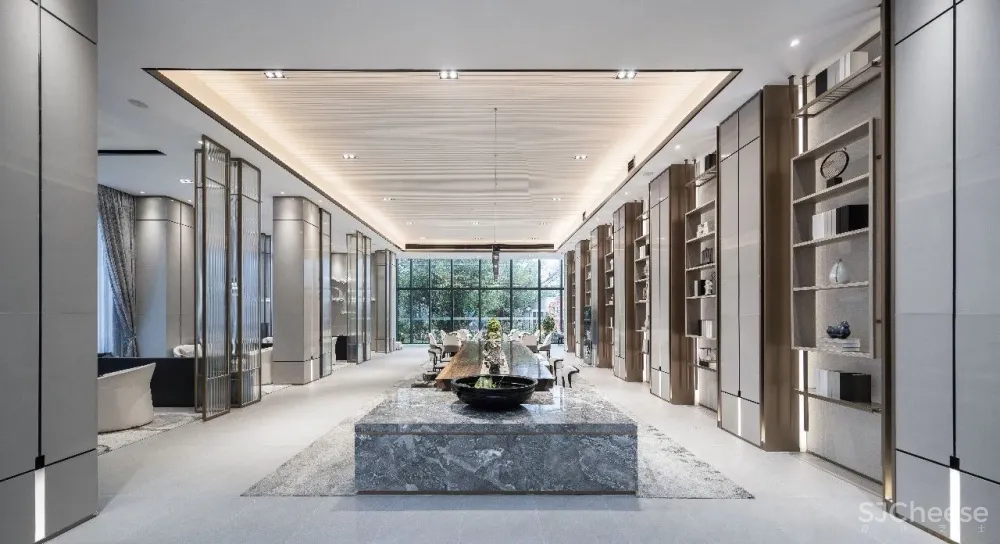 【JMJ设计】1000m²东方美学湛江远洋城售楼部 首