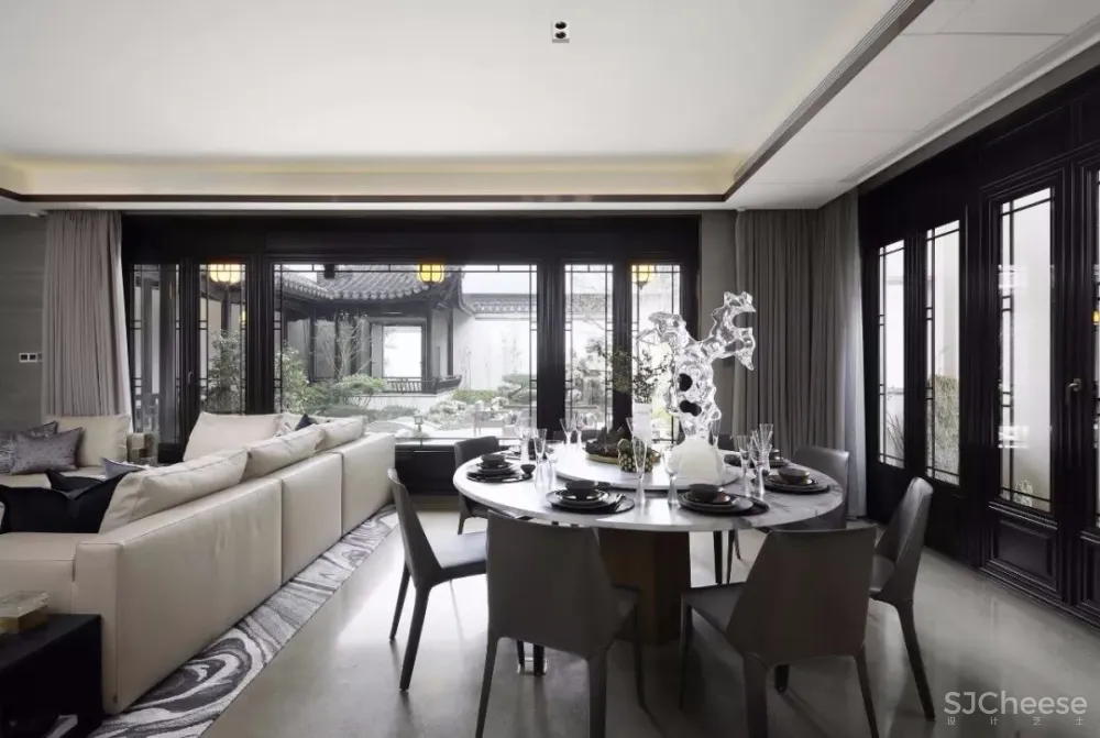 435.8m²杭州顶级合院,精致儒雅的东方美学智慧 | 矩阵纵横