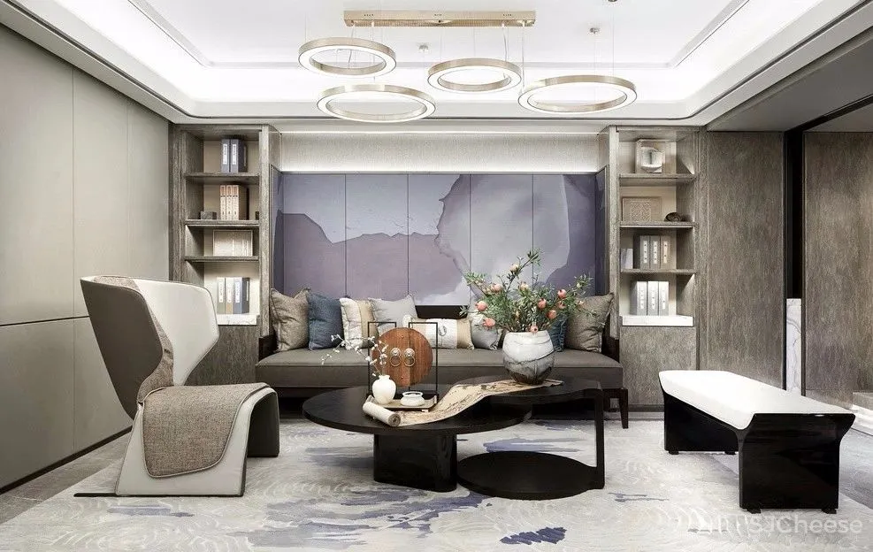 精致轻奢+东方格调丨打造顶级样板间