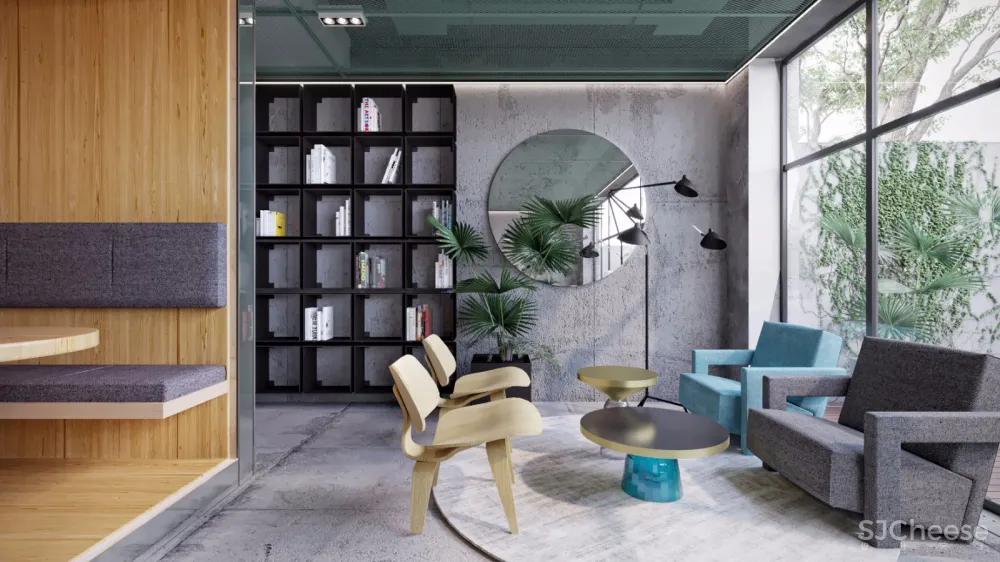 国外时尚学生宿舍公区 | Bogdan Ciocodeica 首