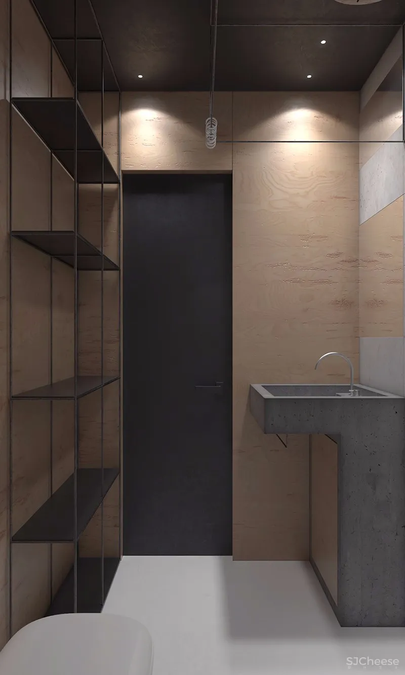 39㎡酷感与优雅并存的莫斯科公寓 | KDVA Architects