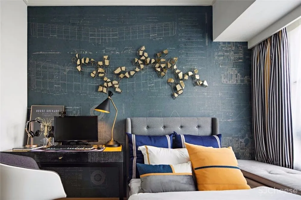 【GND设计】有个性有温度的紧凑刚需户型样板房设计方案