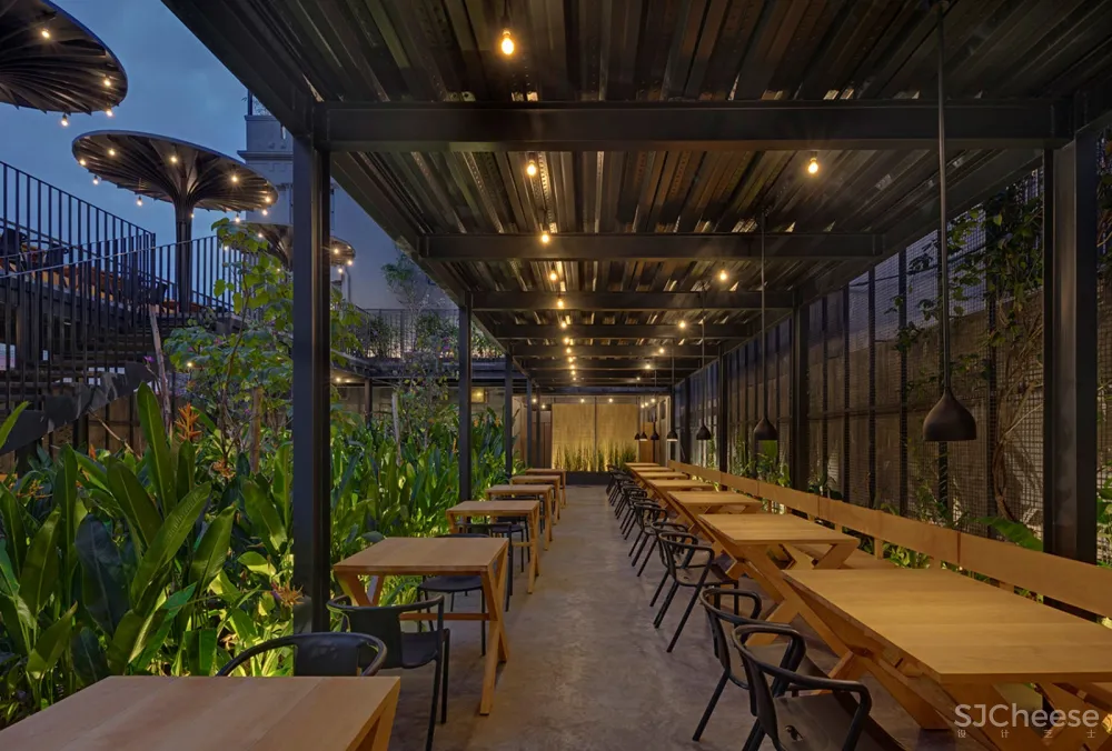 Sunrise花园餐厅,印度 / M9 Design Studio 首