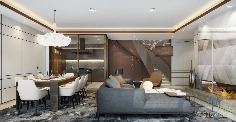 方磊重磅力作 | 上海原法租界顶级大平层至臻格调 嘉御庭顶层样板间 首