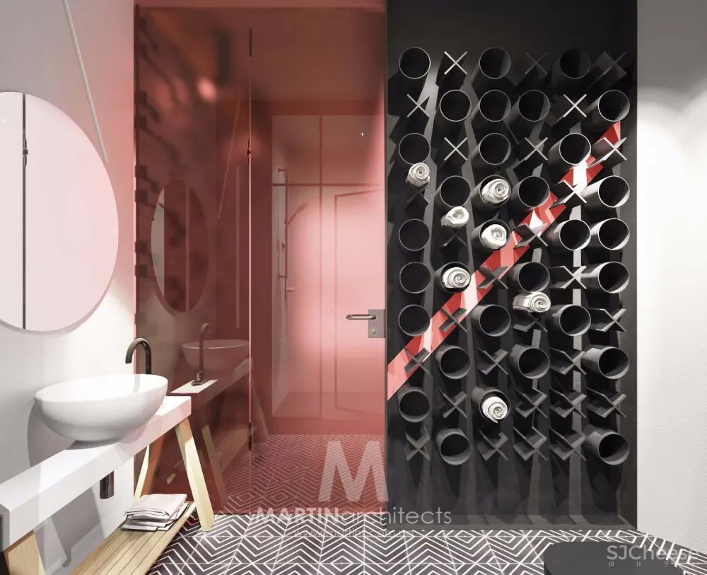 橘红+灰，活力清新公寓 | Martin architects