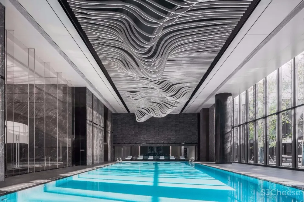 【李益中空间设计】3406平方米西安万科·翡翠国宾销售中心 | 简约、精致、奢华,诠释当代高尚生活品质 首