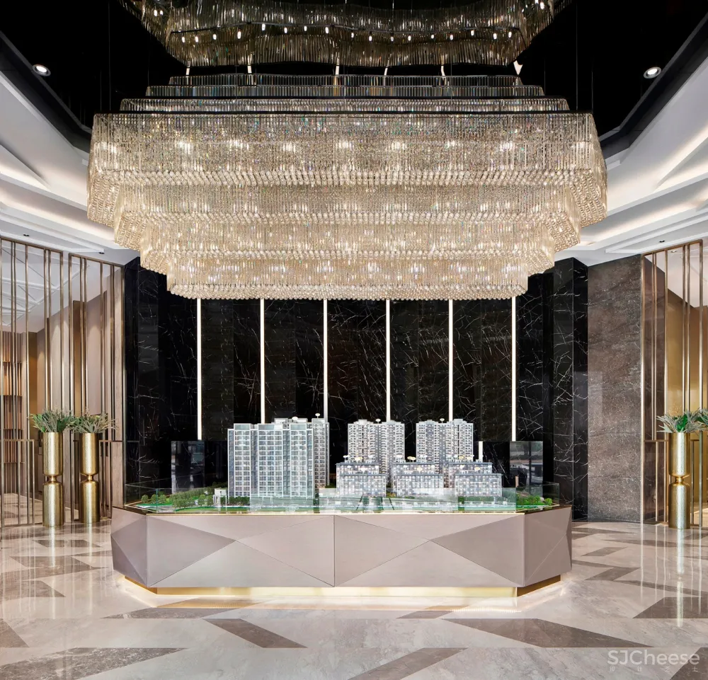 中海世纪荟售楼处，NEW ART DECO的诗意景观 | 本则设计