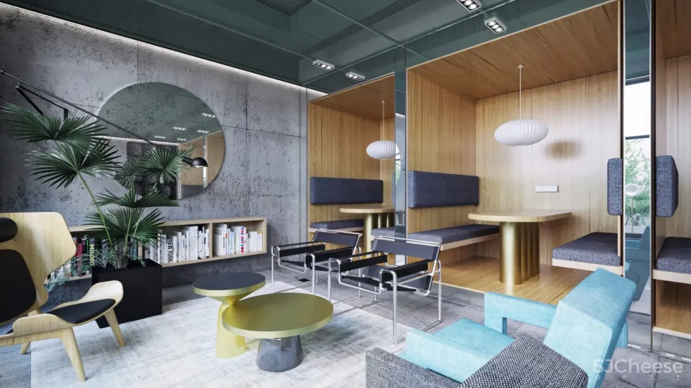 国外时尚学生宿舍公区 | Bogdan Ciocodeica 首