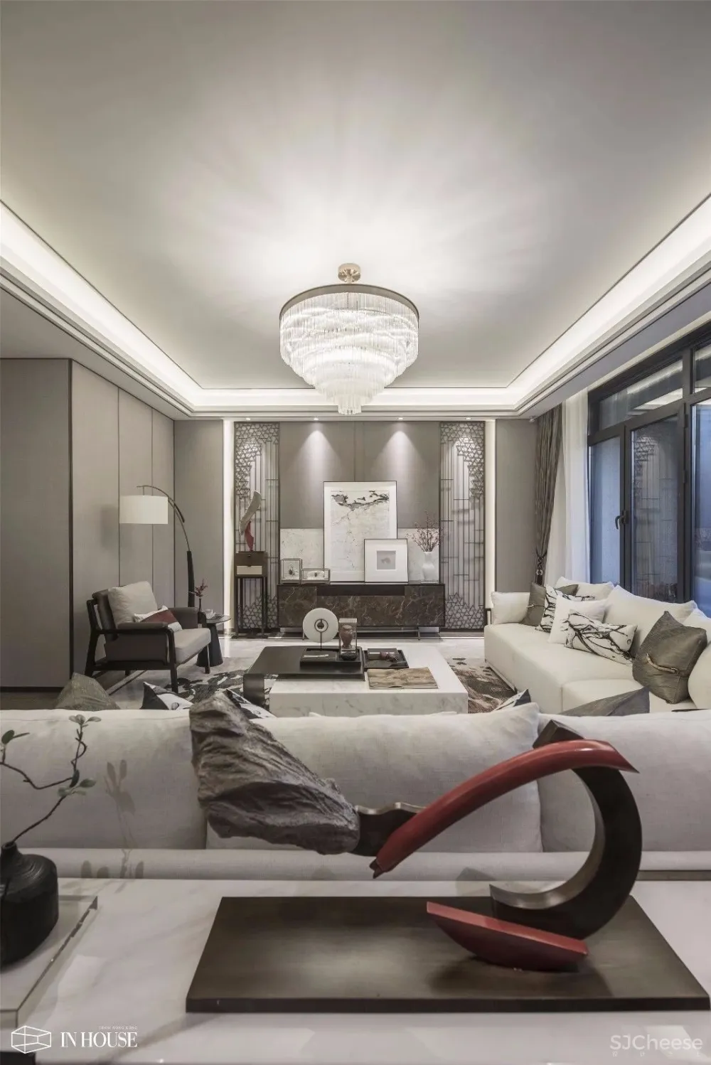 INHOUSE设计 | 融创清照府别墅样板间