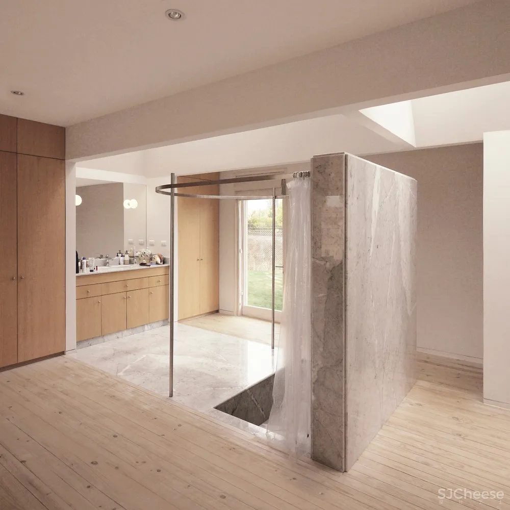 浅色郊区住宅II / Amunategui Valdes Architects