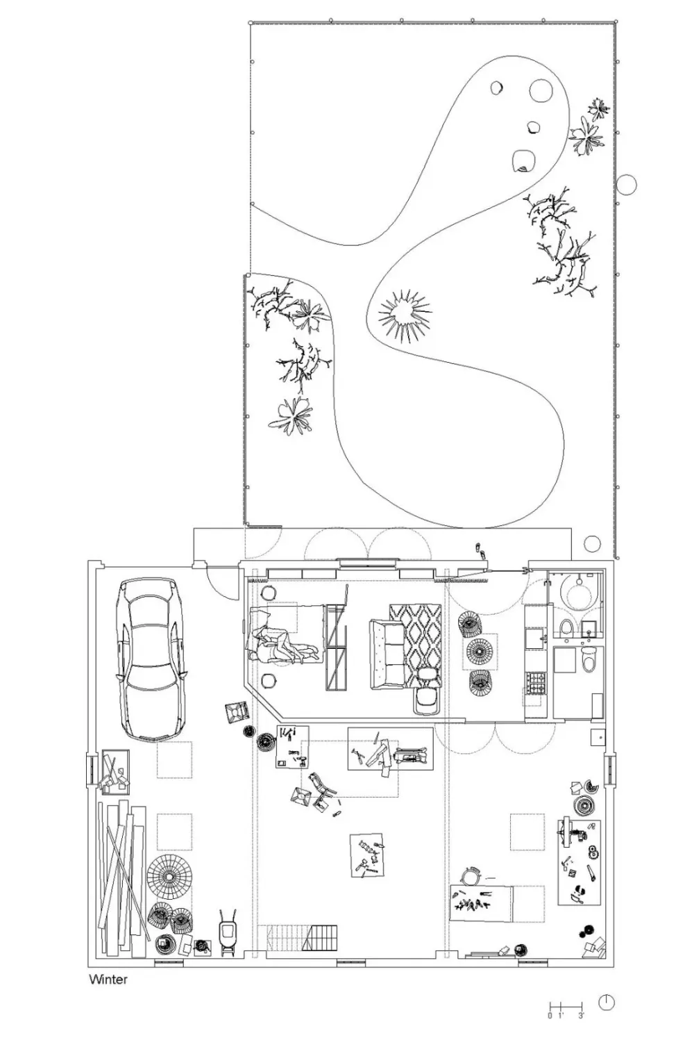 仓库改成家，粗糙的样子也很美