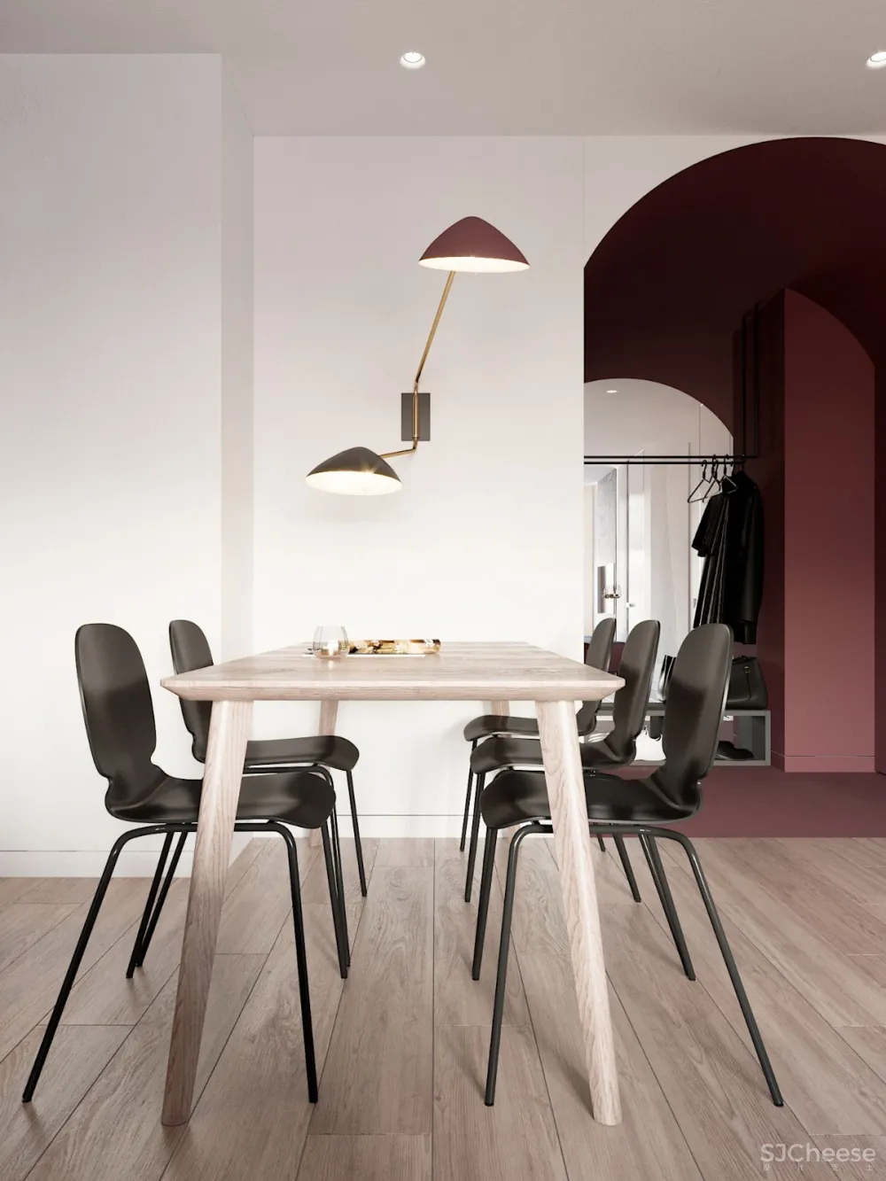 “玛沙拉红”时尚现代公寓 | Ruslan Kovalchuk 首