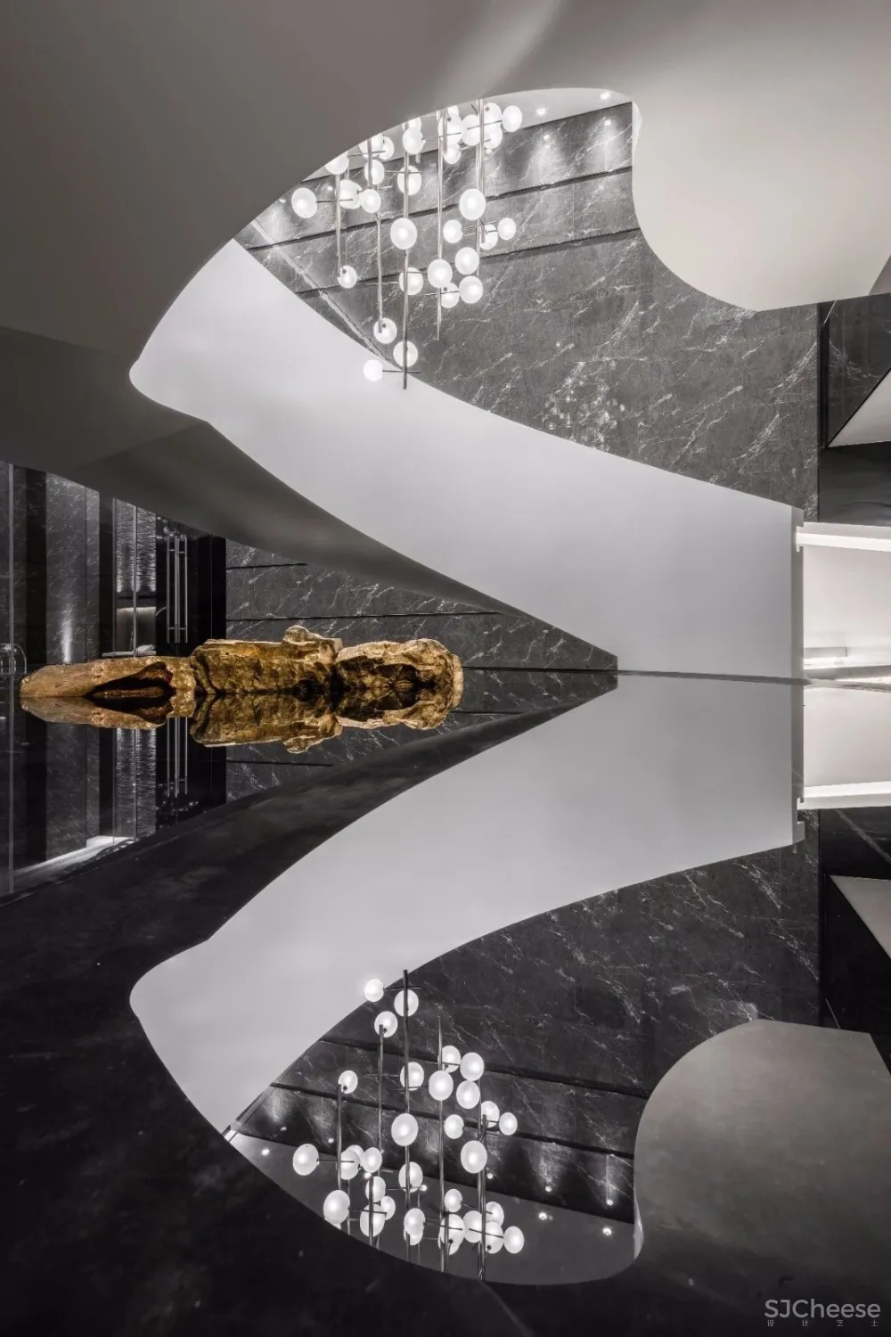 【李益中空间设计】3406平方米西安万科·翡翠国宾销售中心 | 简约、精致、奢华,诠释当代高尚生活品质 首