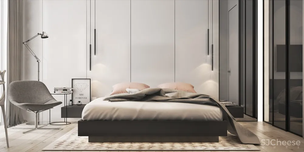 “腮红”国外清爽现代家庭公寓 | Konst