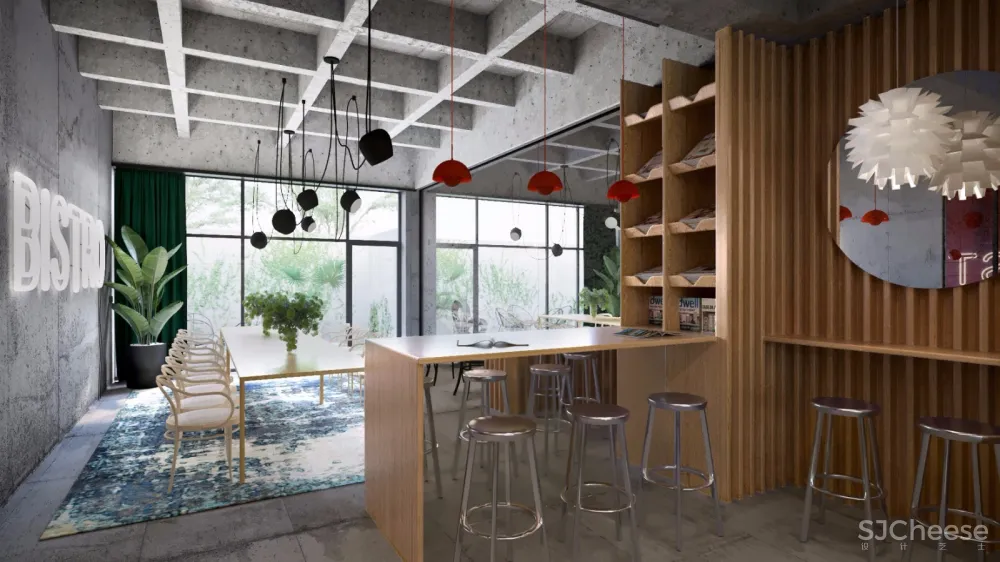 国外时尚学生宿舍公区 | Bogdan Ciocodeica 首