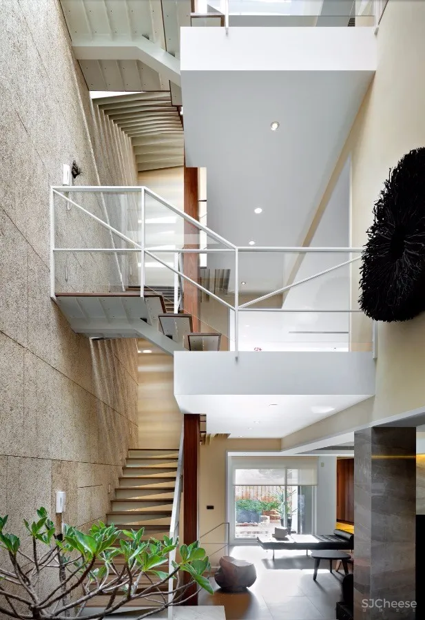 现代极简独栋住宅 | 两册空间设计