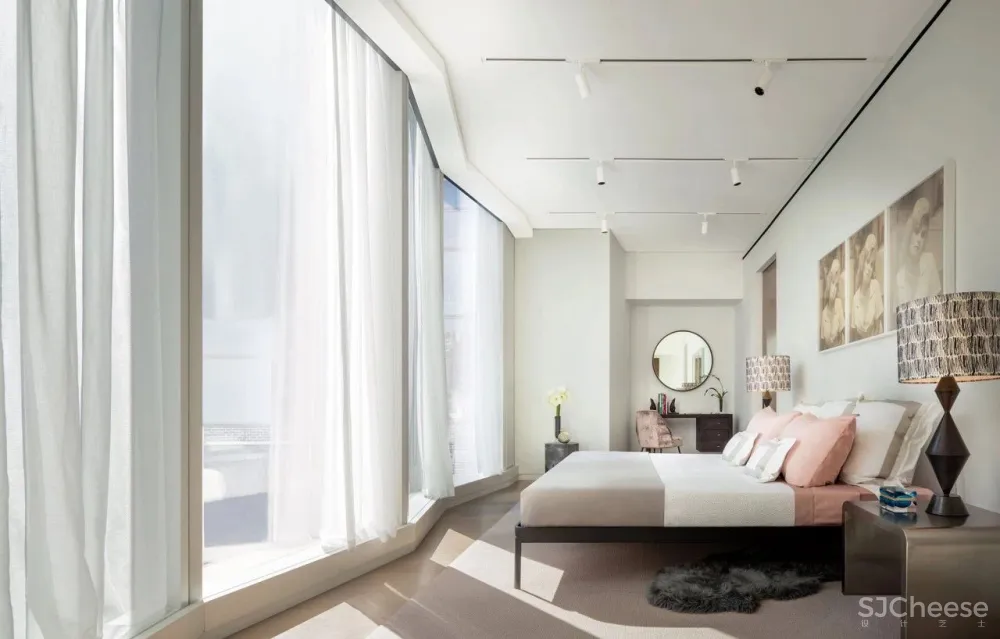 诺曼·福斯特设计最苗条的公寓楼, 样板房走起了简约奢华风!