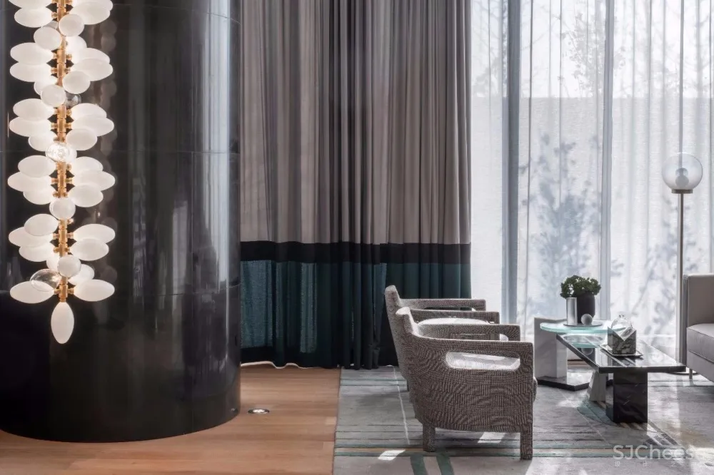 【李益中空间设计】3406平方米西安万科·翡翠国宾销售中心 | 简约、精致、奢华,诠释当代高尚生活品质 首