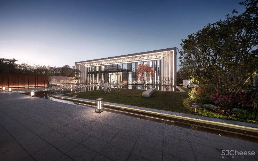 【JMJ设计】1000m²东方美学湛江远洋城售楼部 首