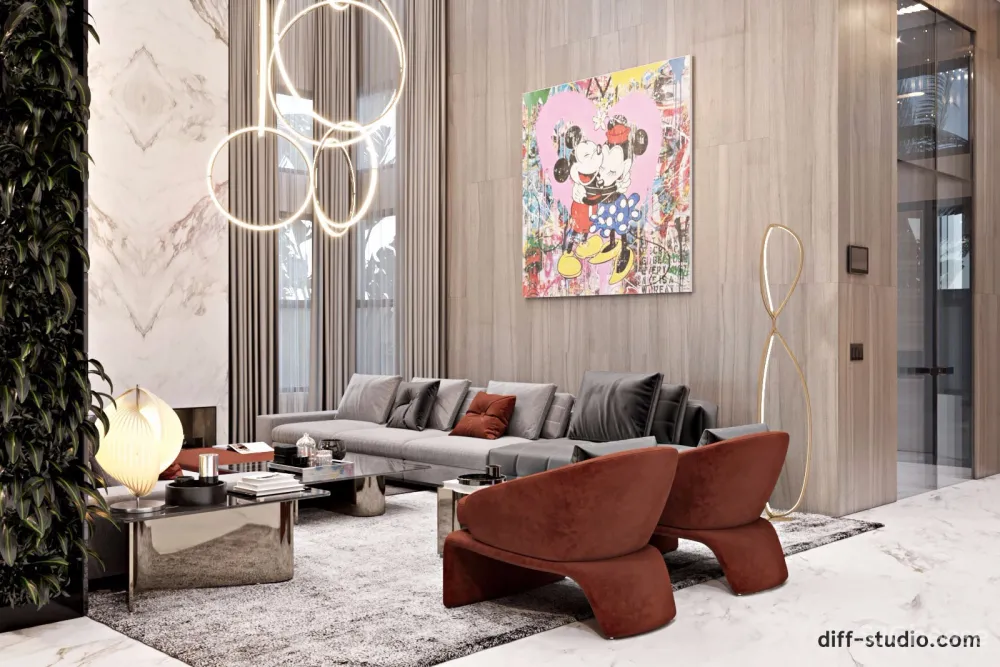 童趣与格调并存,洛杉矶别墅设计 | Diff.Studio