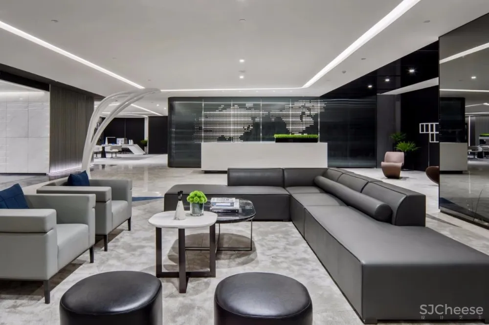 新作| 超高颜值办公设计,全感官空间艺术营造 首