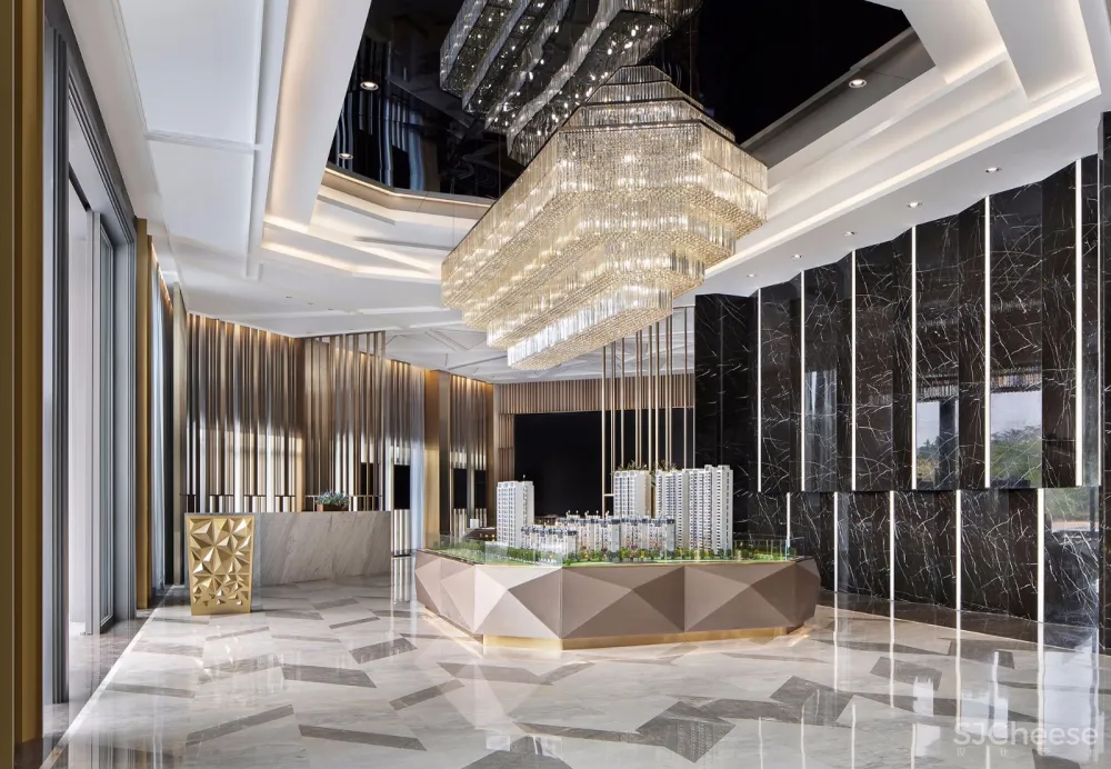 中海世纪荟售楼处，NEW ART DECO的诗意景观 | 本则设计