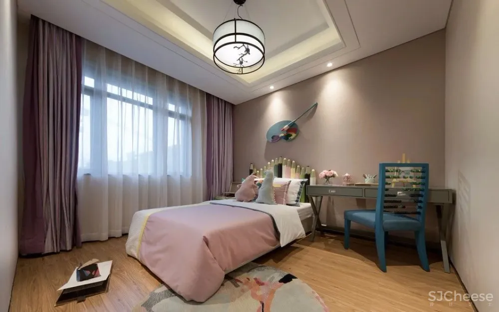 250㎡新中式东方韵味复式别墅样板房设计方案丨美到极致