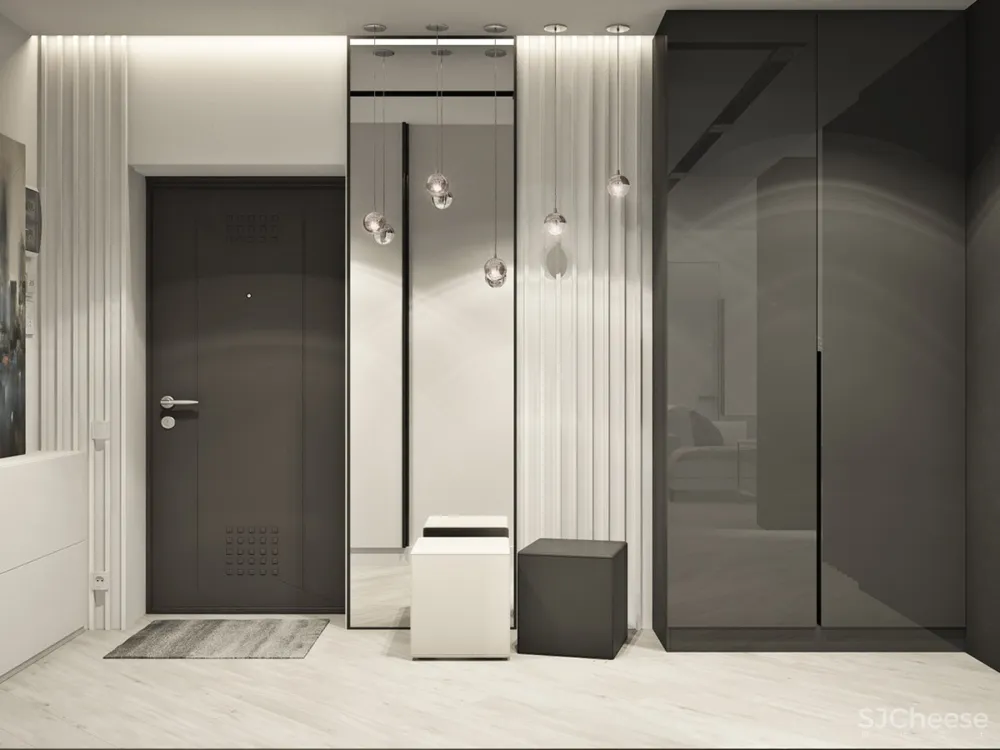 “腮红”国外清爽现代家庭公寓 | Konst