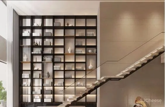 【无间设计吴滨】以山水墨画为灵感源头,将东方美学贯入西方设计手法的武汉华侨城·原岸样板间设计方案