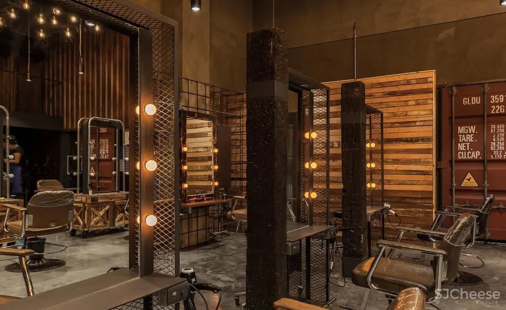 363㎡混搭风美发沙龙 | 汉玥设计 首