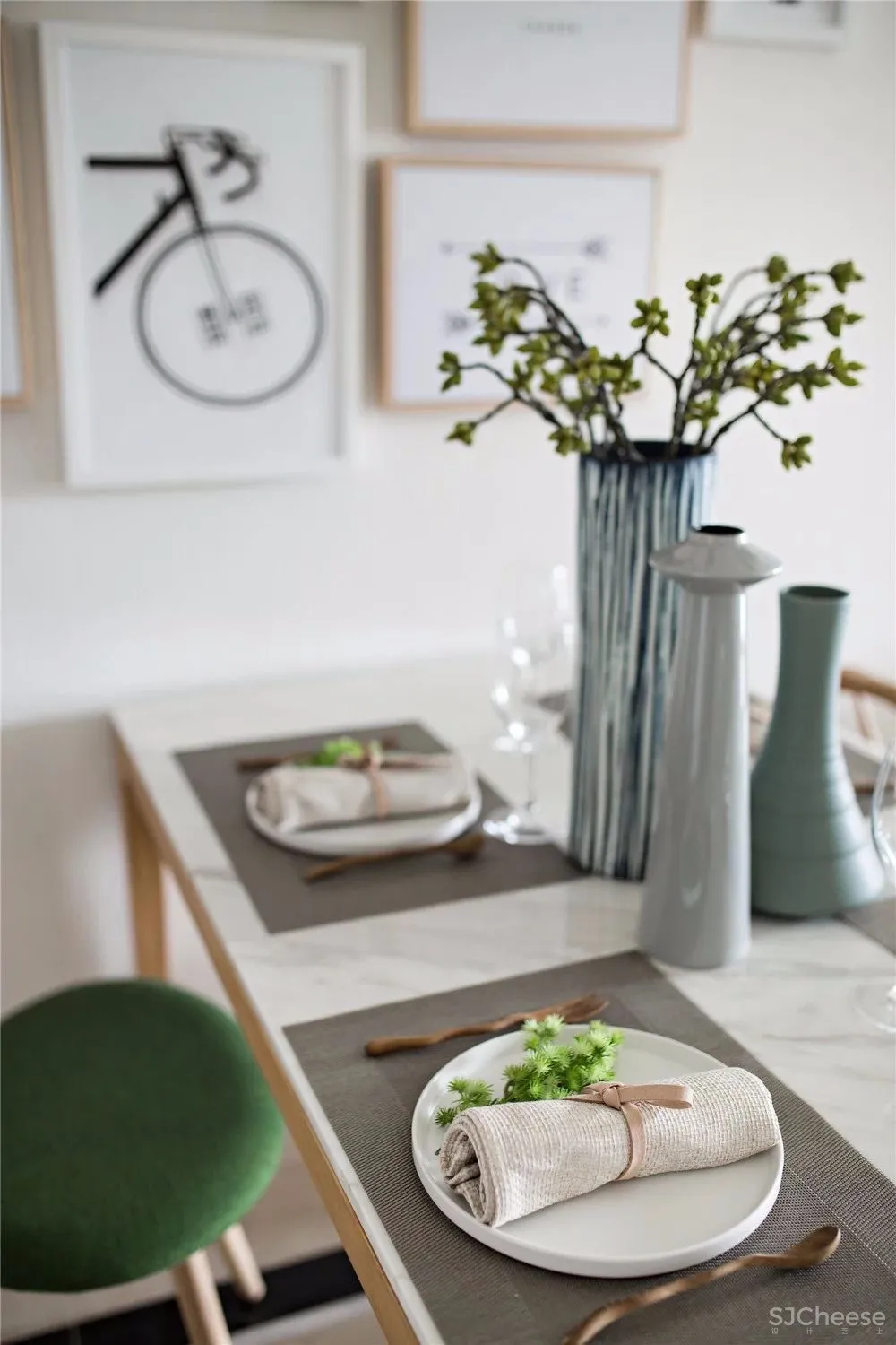 【GND设计】有个性有温度的紧凑刚需户型样板房设计方案