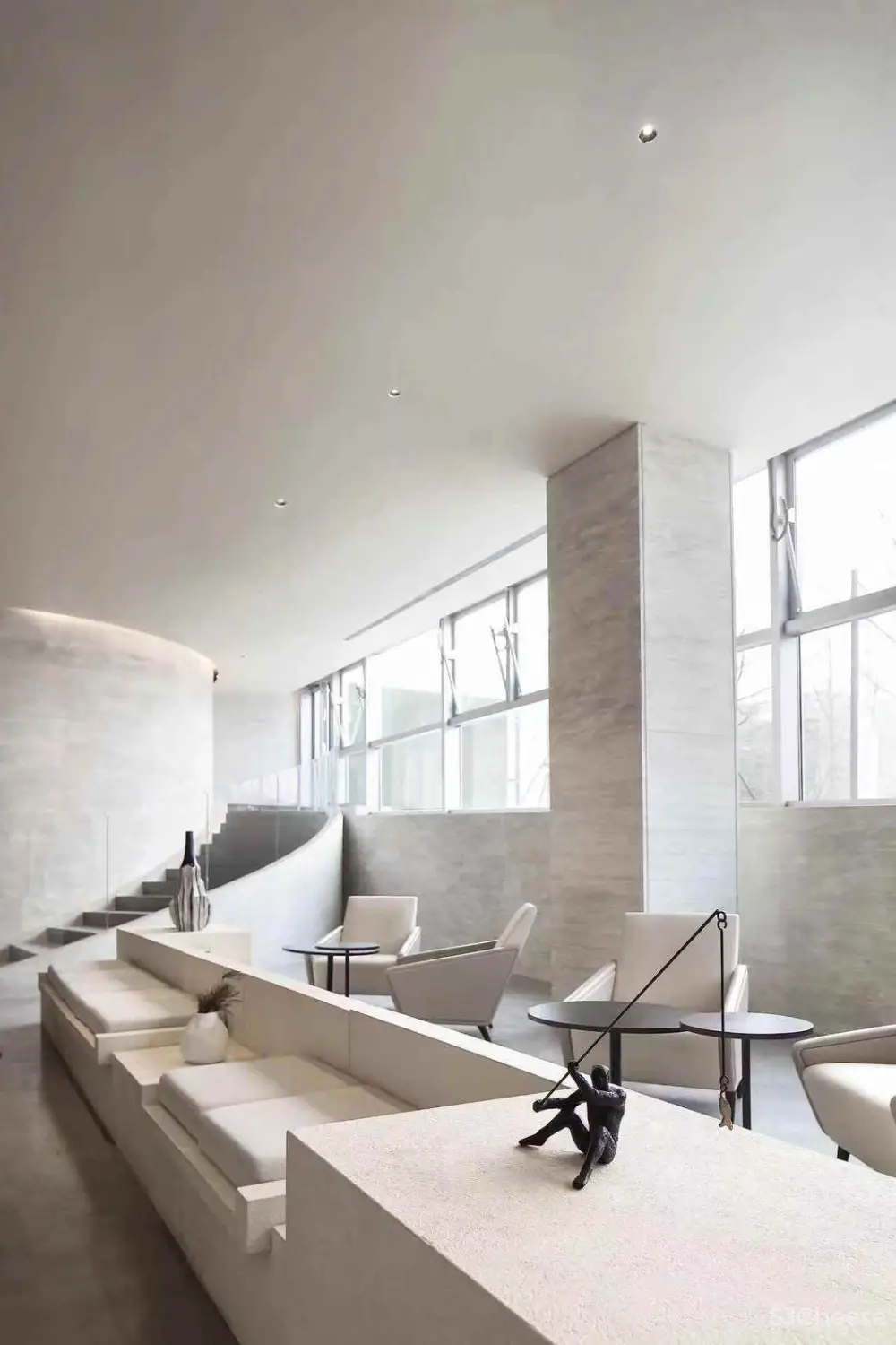 LSDCASA&水相设计:用艺术感打造媲美美术馆的售楼处! 首