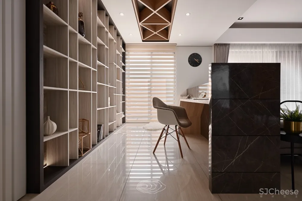 桃园198m²现代风W宅 | 层层室内设计