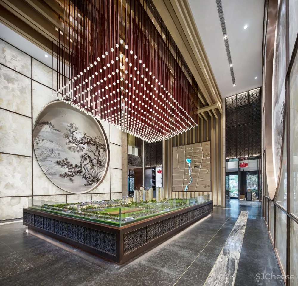 建发·首院售楼会所：山水成画，抒写风雅文韵 | 创时空设计