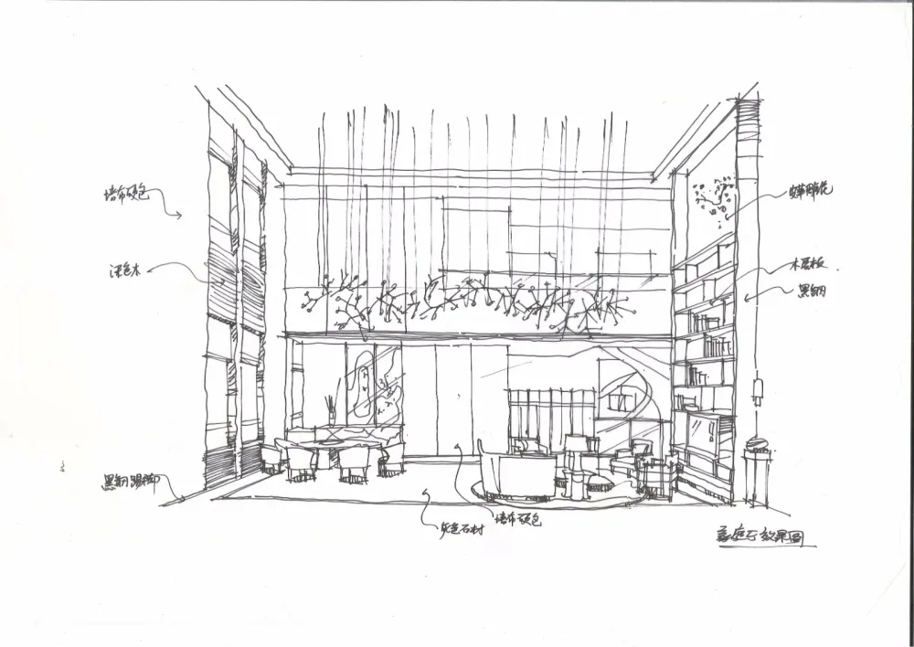 浮生半日悠然,重庆537㎡禅意别墅样板间 | 朗联新作