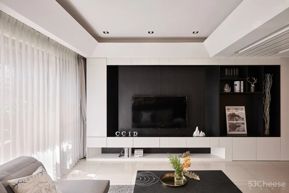 桃园198m²现代风W宅 | 层层室内设计